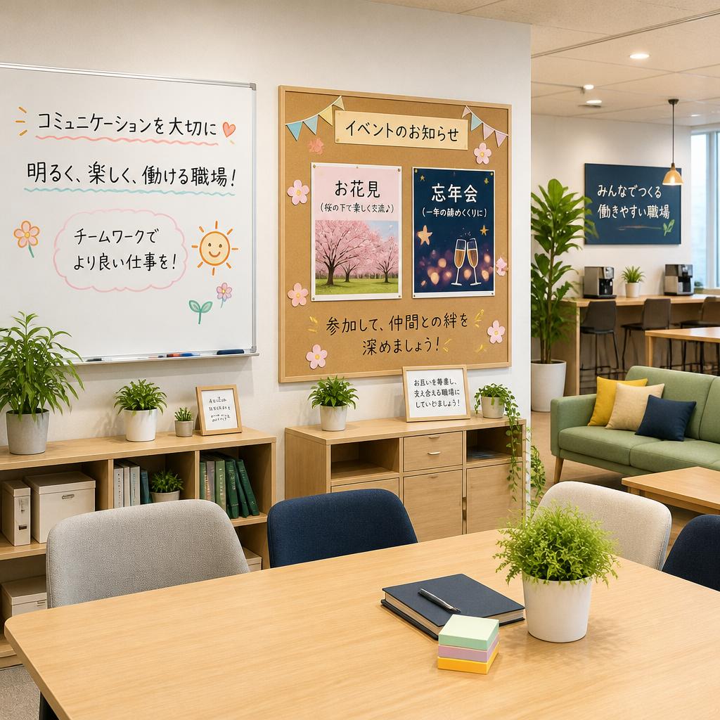 和を重んじる明るい職場