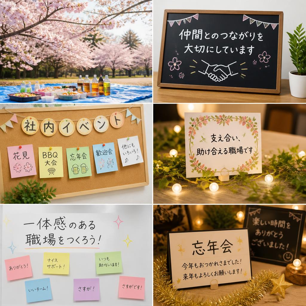 明るく和やかな職場