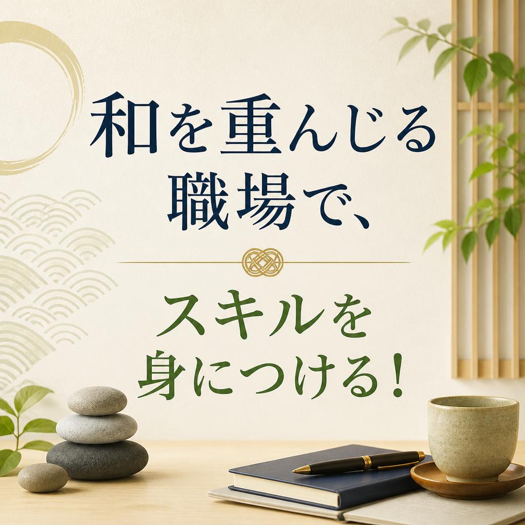 和を重んじる職場で、スキルを身につける！