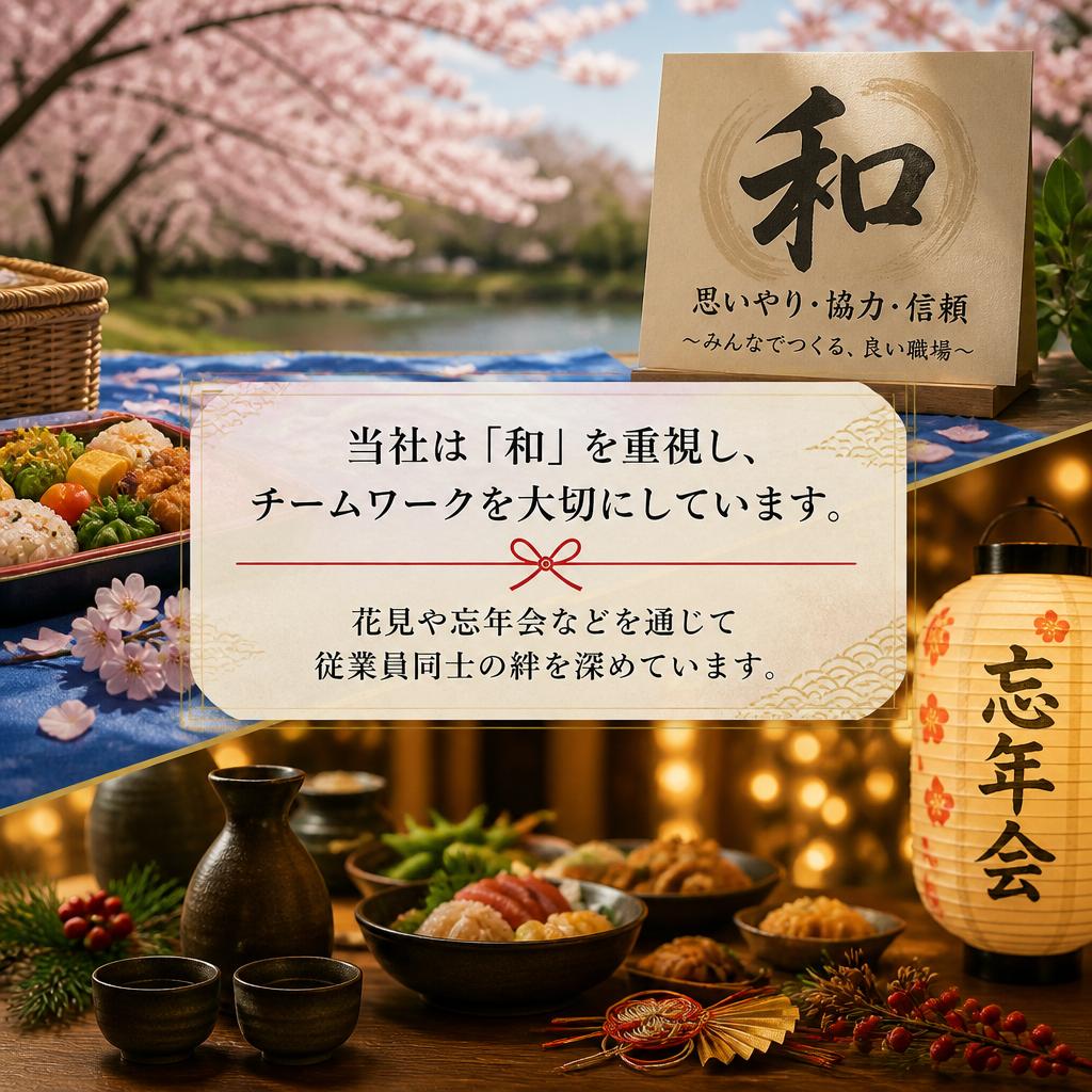 和を重視したチーム文化