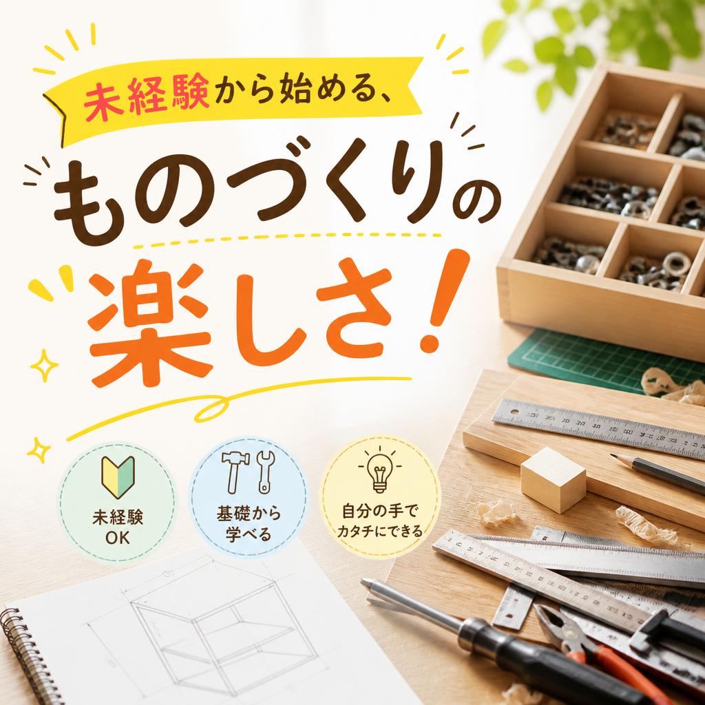 未経験から始める、ものづくりの楽しさ！