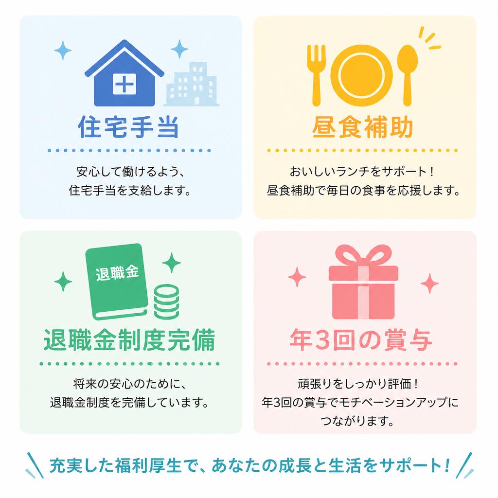 魅力的な待遇