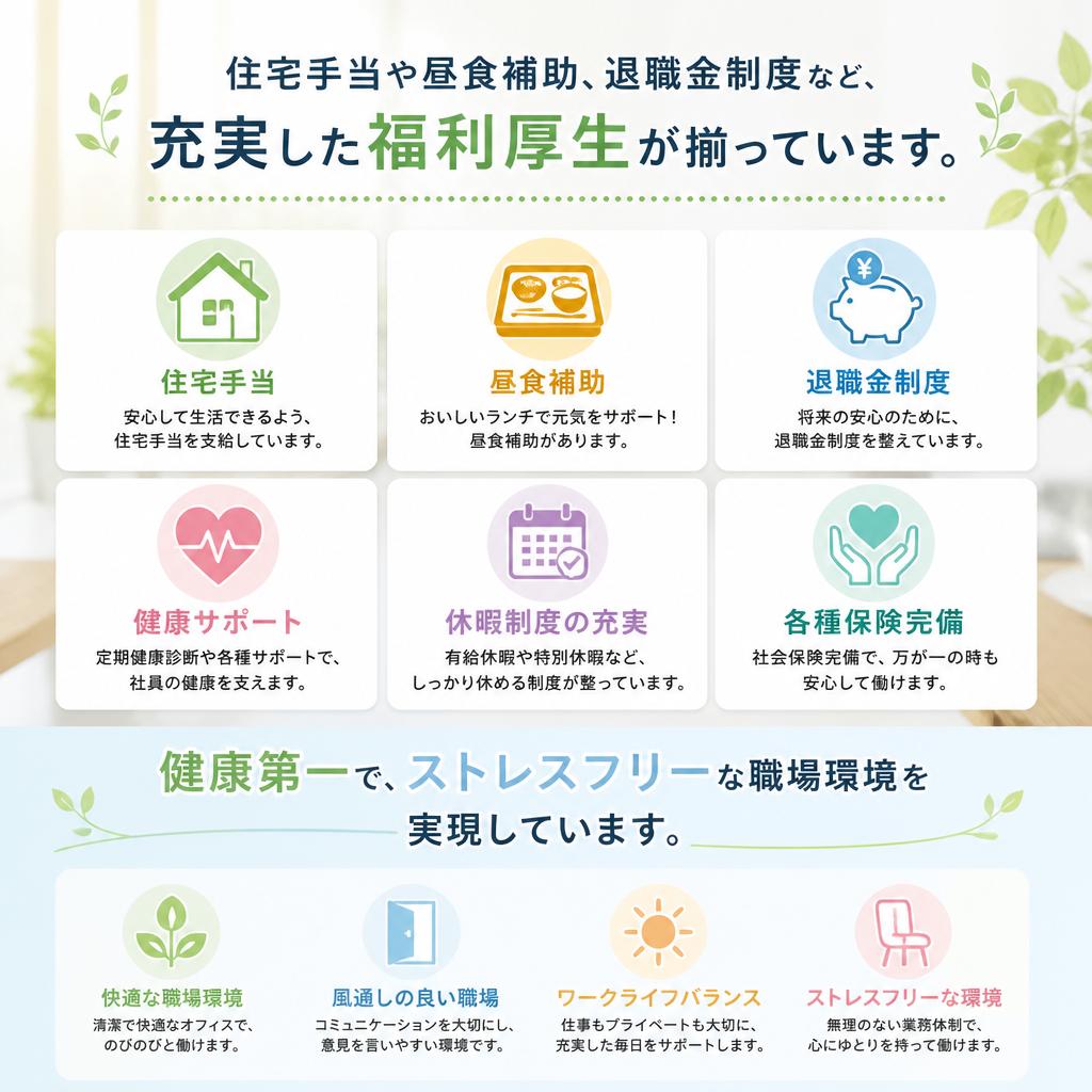 フルサポートの福利厚生