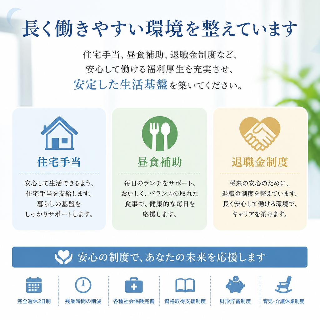 福利厚生が充実