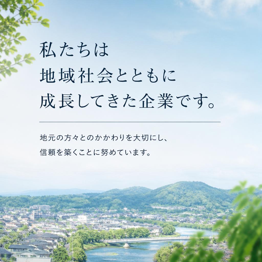 地元密着型の企業