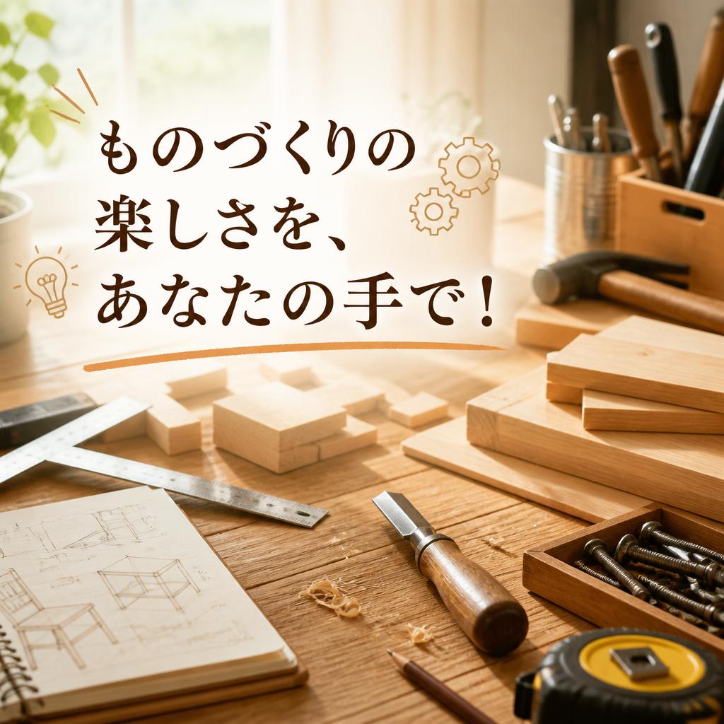 ものづくりの楽しさを、あなたの手で！