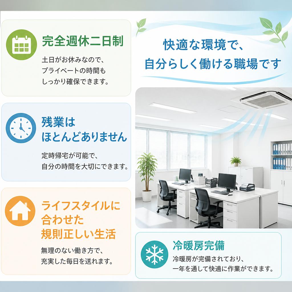 働きやすさのポイント