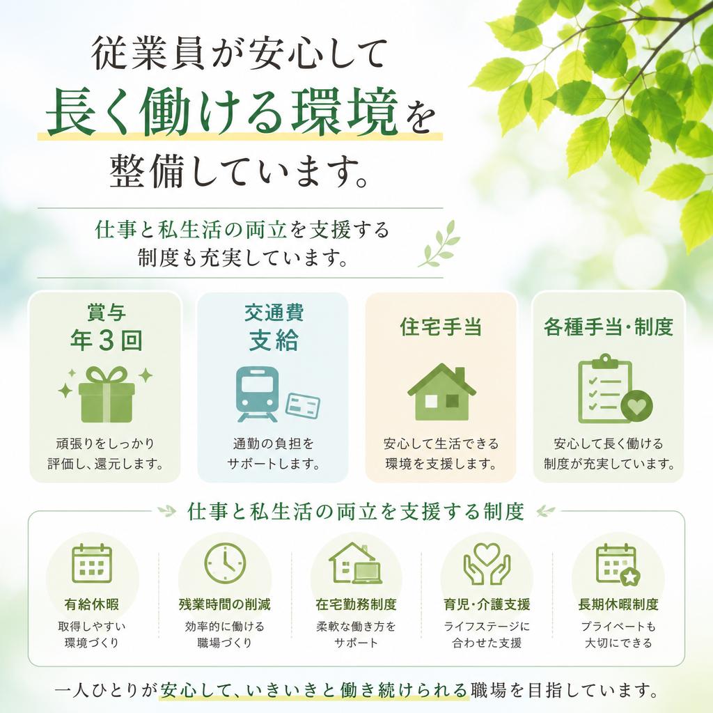 福利厚生が充実