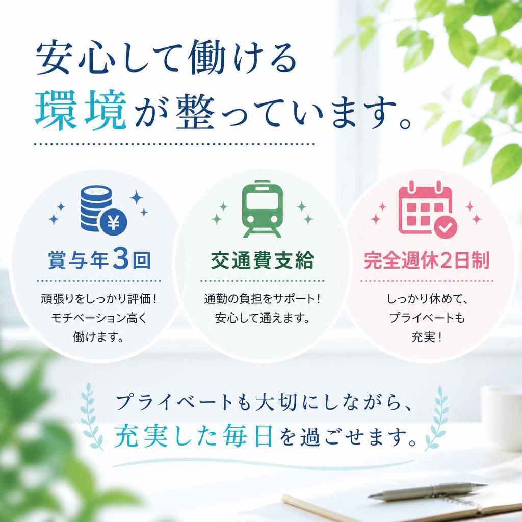 充実した福利厚生