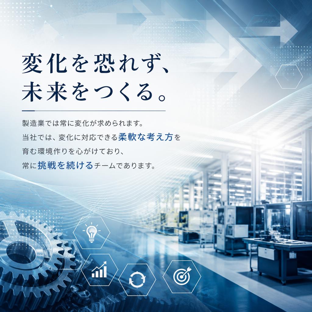 臨機応変な対応が求められる製造現場