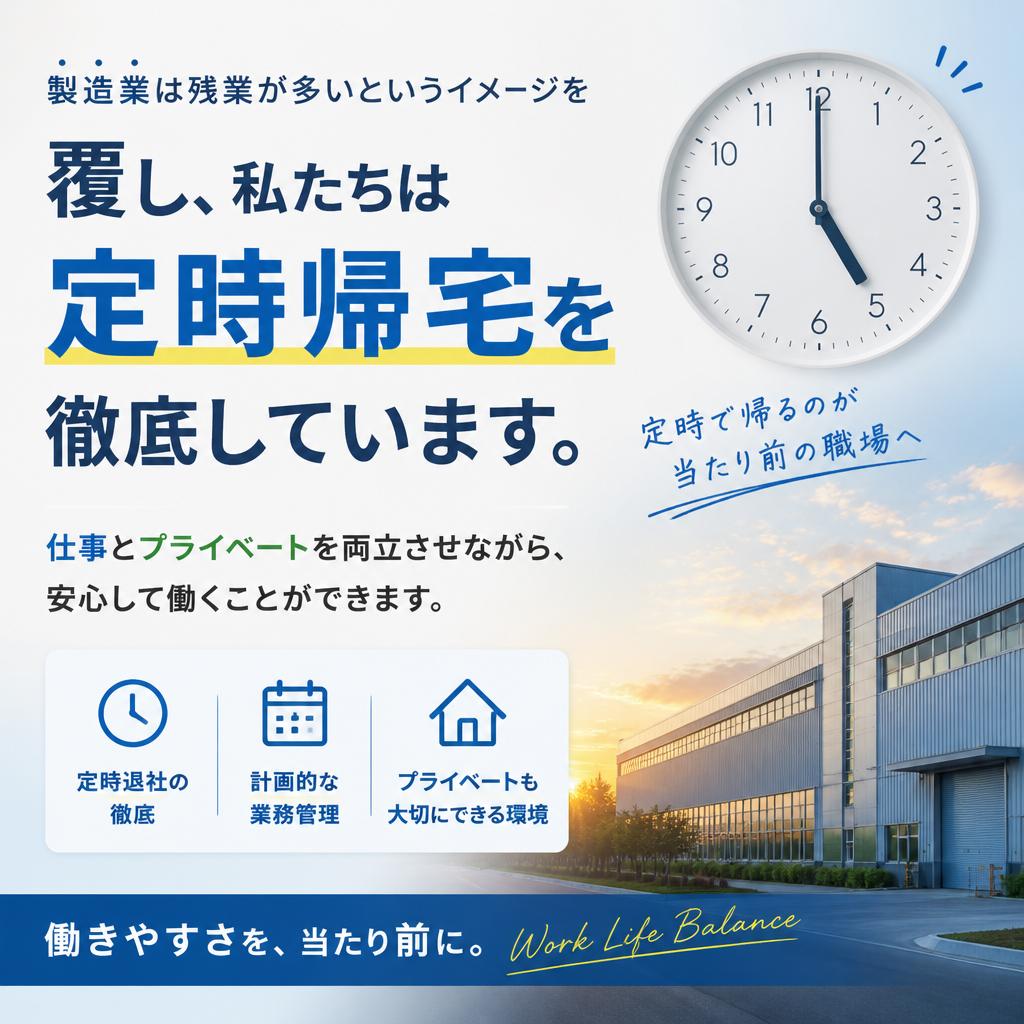 定時帰宅の実現