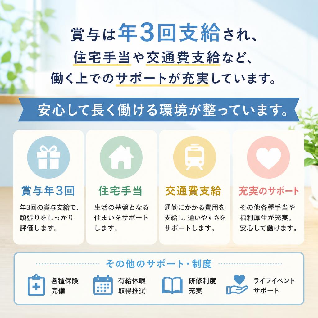 充実した福利厚生