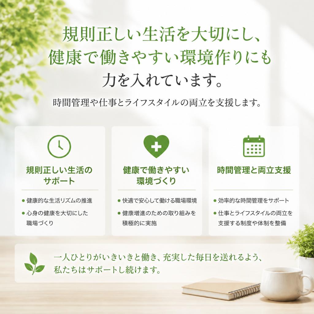 規則正しい生活