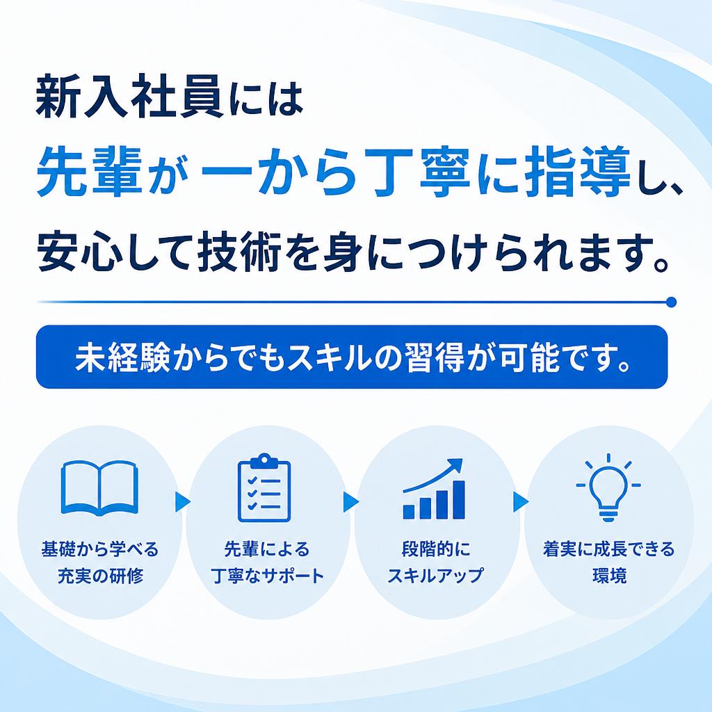 充実の研修制度