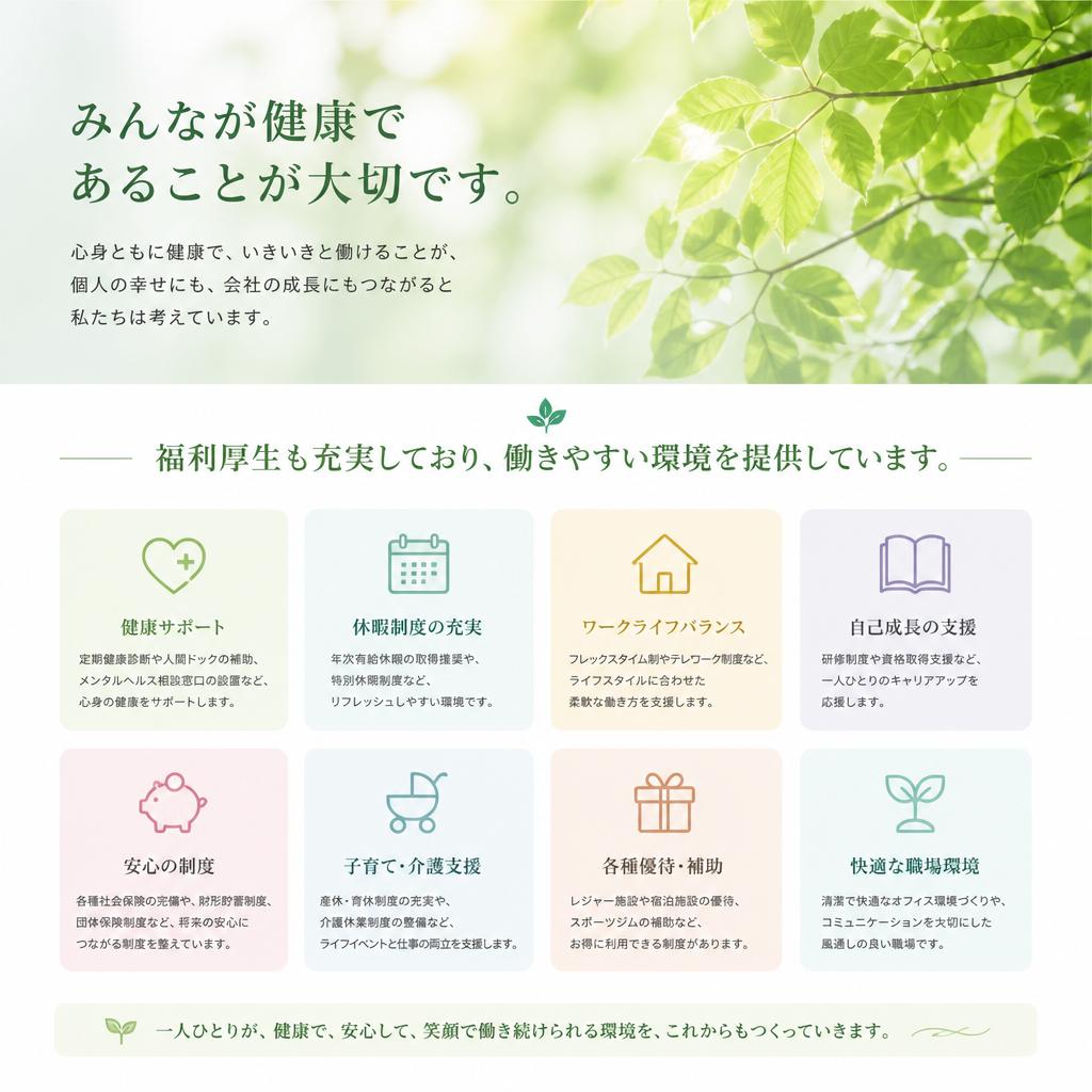 健康第一をモットーに