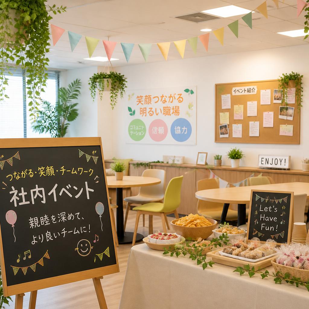 花見や忘年会、楽しい社内イベント